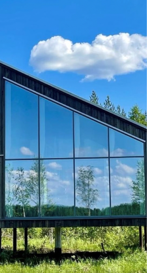 A glas cabin